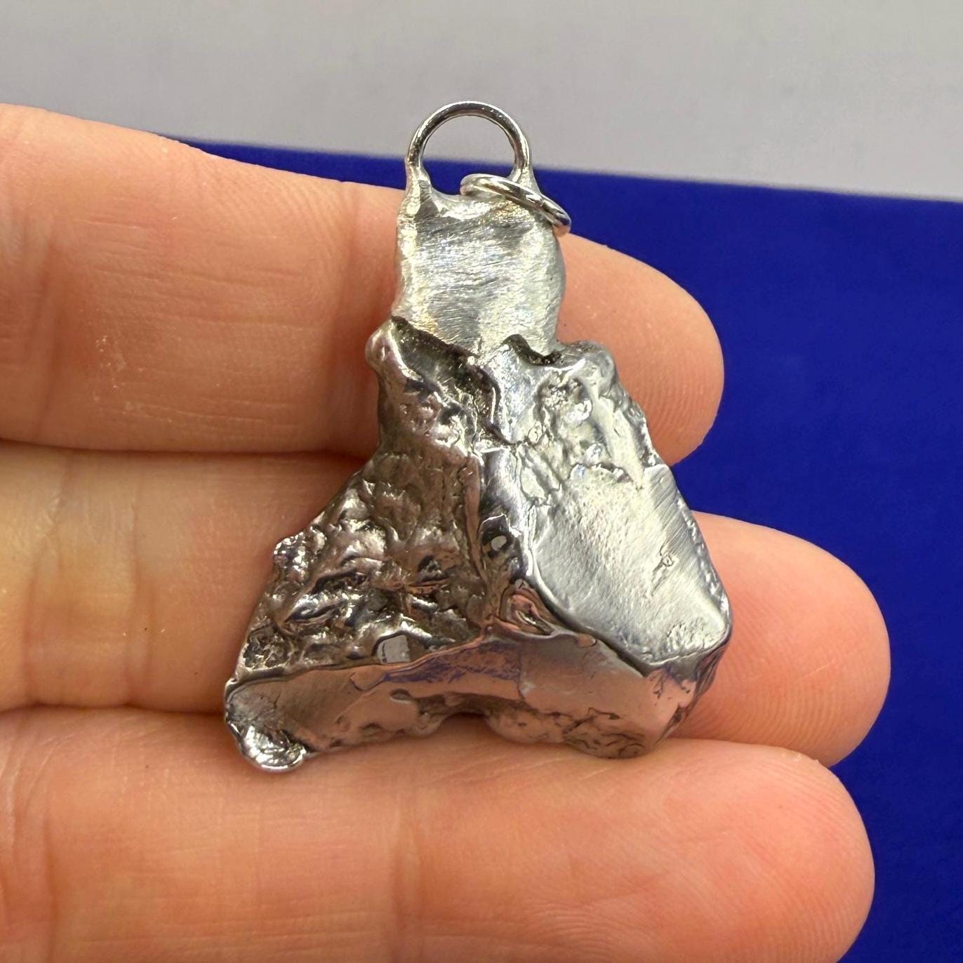 Beautiful Aletai Meteorite Pendant, 22.88 grams, Astronomy Gift, Authentic Meteorite, Meteorite Jewelry, Meteorite Pendant, COA, Space Gift