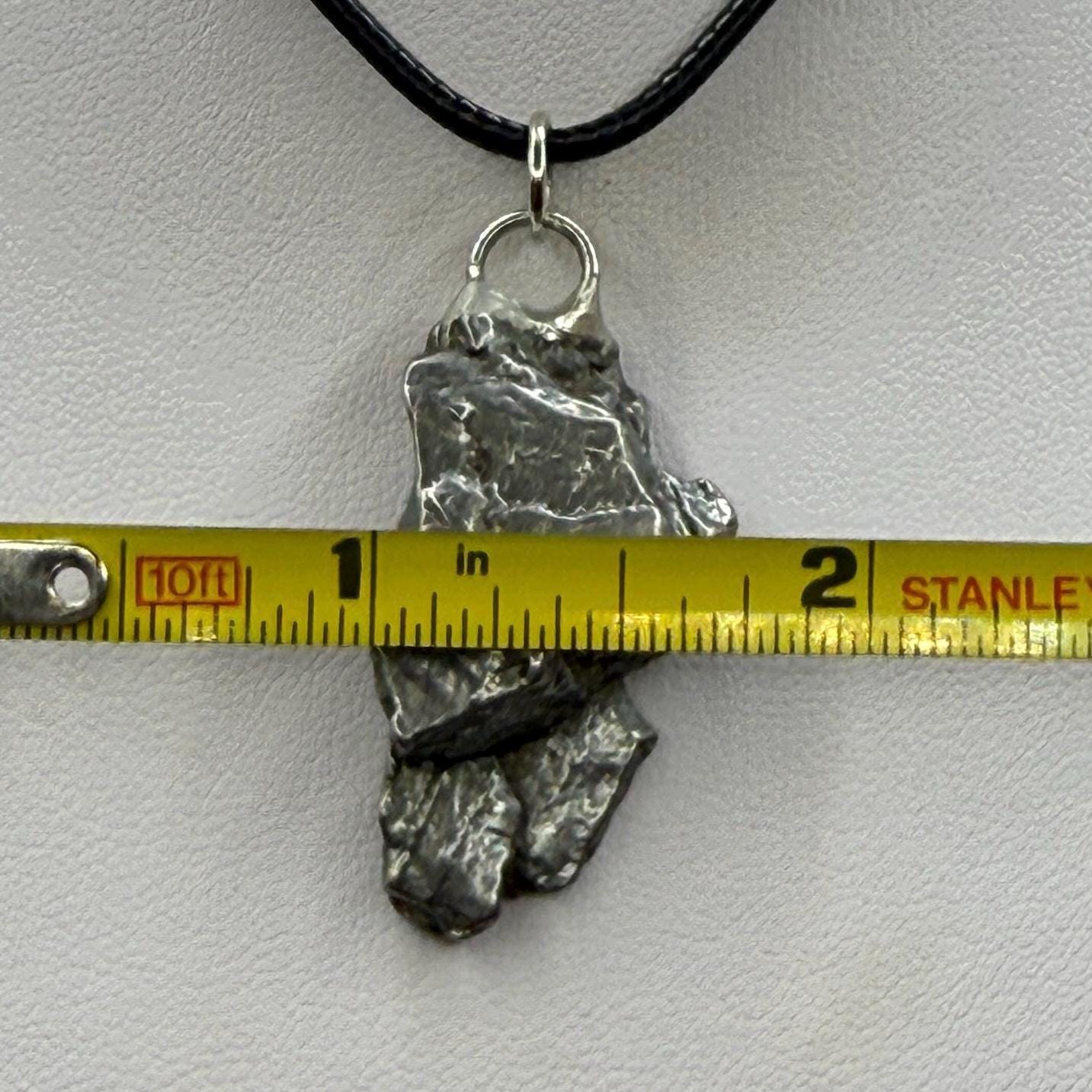 Beautiful Meteorite Campo del Cielo Pendant, 16.97 grams, Astronomy Gift, Authentic Meteorite, Meteorite Jewelry, Meteorite Pendant, COA