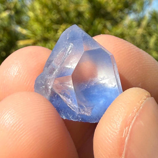 Rare Blue Dumortierite Crystal from Bahia, Brazil, Terminated– 4.28g/21.4ct, Gemstone for Collectors, Meditation, Reiki, Healing Decor