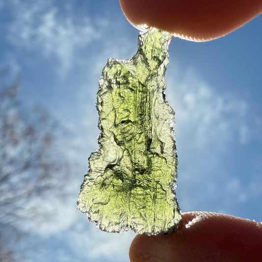 Moldavite Tektite Specimen, High Quality, Transformation, Manifestation, Reiki, Athentic, Moldavite Crystal, 3.17 grams|15.85 carats