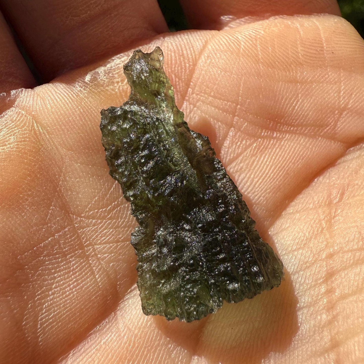 Moldavite Tektite Specimen, High Quality, Transformation, Manifestation, Reiki, Athentic, Moldavite Crystal, 3.17 grams|15.85 carats
