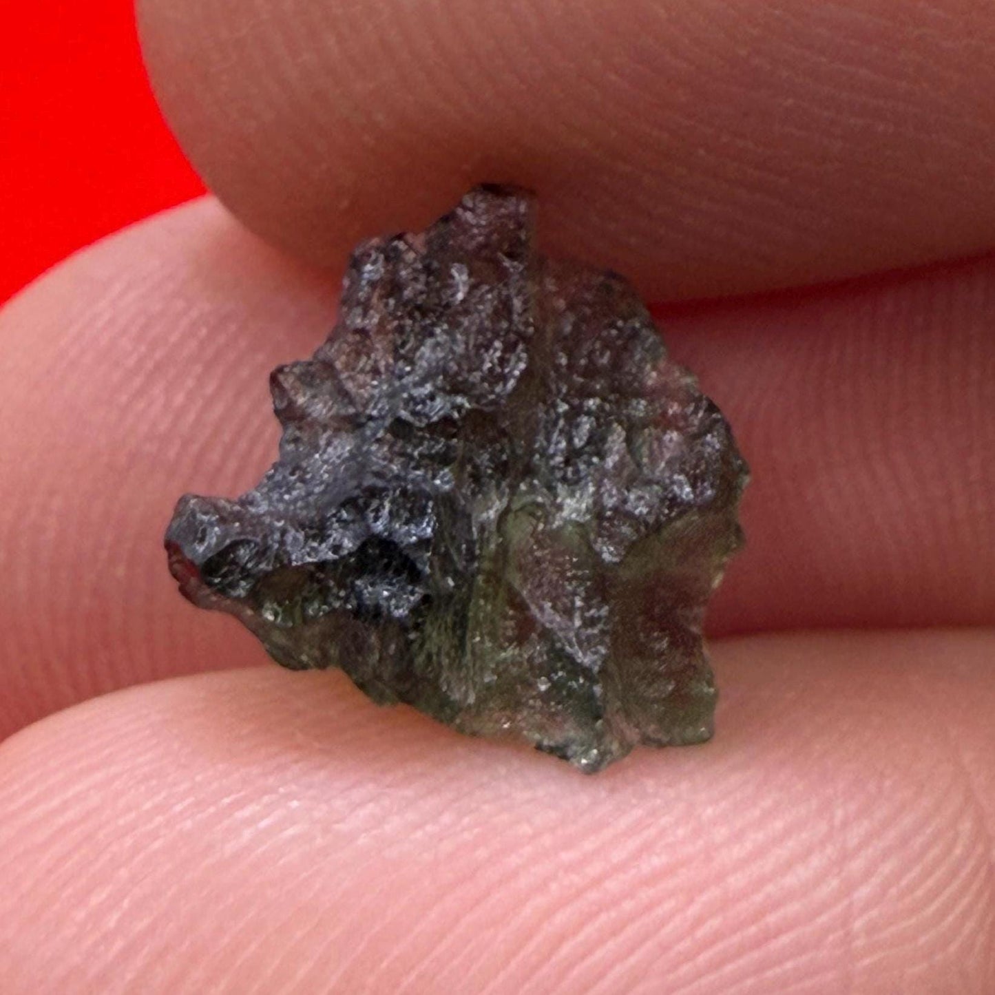 Moldavite Tektite Specimen, High Quality, Transformation, Manifestation, Reiki, Athentic, Moldavite Crystal, 0.50 grams|2.5 carats