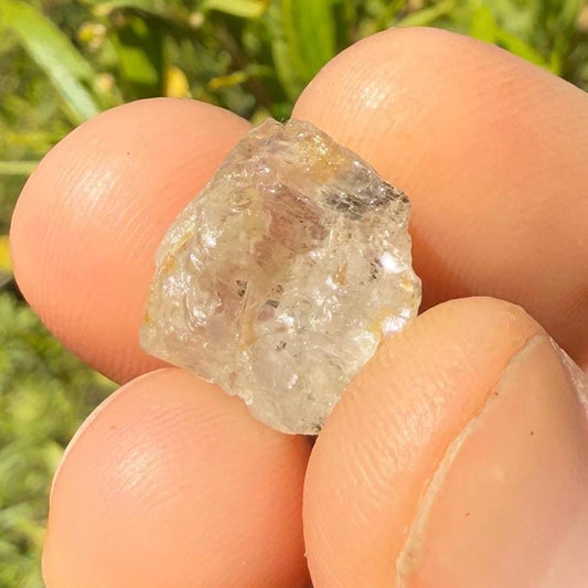 Beautiful Phenacite|Phenakite Crystal, Gold Colored Specks, Authentic Phenacite, Awakening, Brazilian Phenacite, 2.92 grams, 14.6 Carats