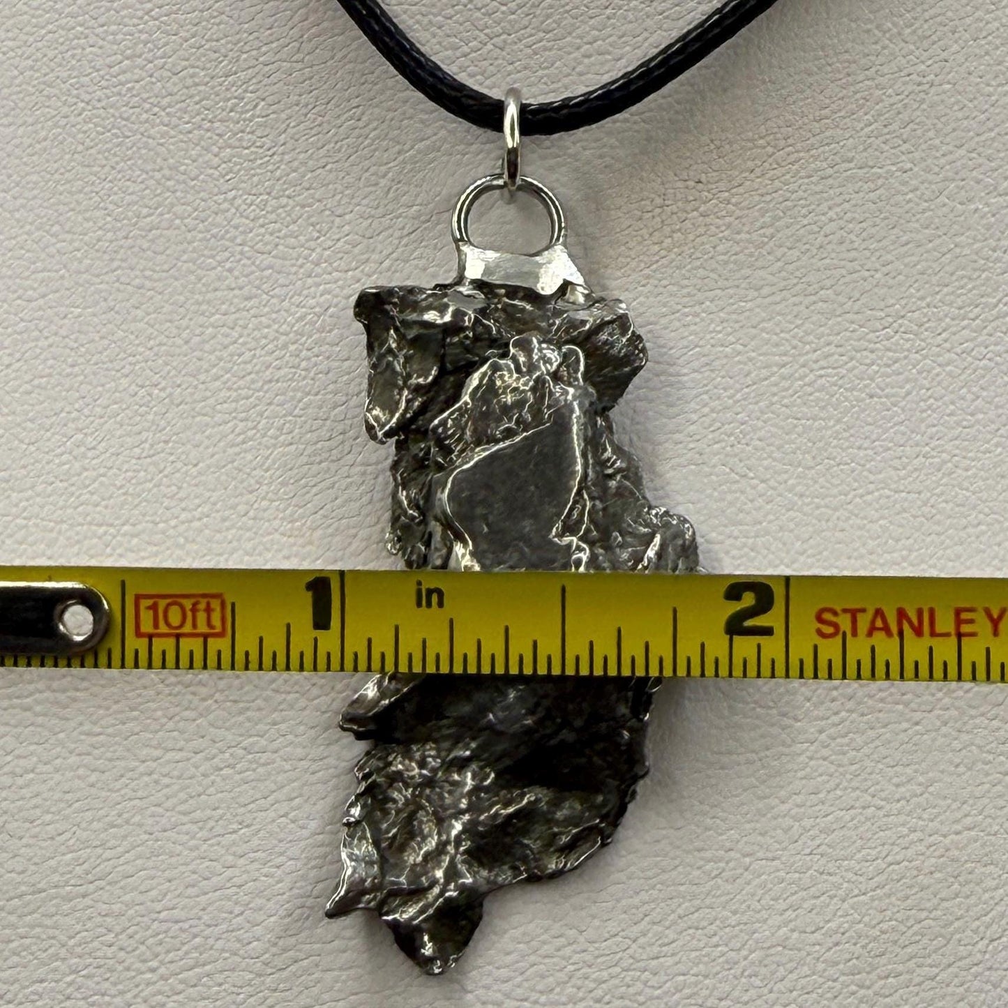 Beautiful Meteorite Campo del Cielo Pendant 13.52 Grams, Astronomy Gift, Authentic Meteorite, Meteorite Jewelry, Meteorite Pendant, COA