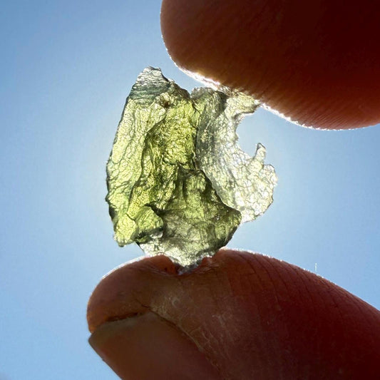 Moldavite Tektite Specimen, High Quality, Transformation, Manifestation, Reiki, Authentic Moldavite Specimen, 0.91 grams|4.55 carats