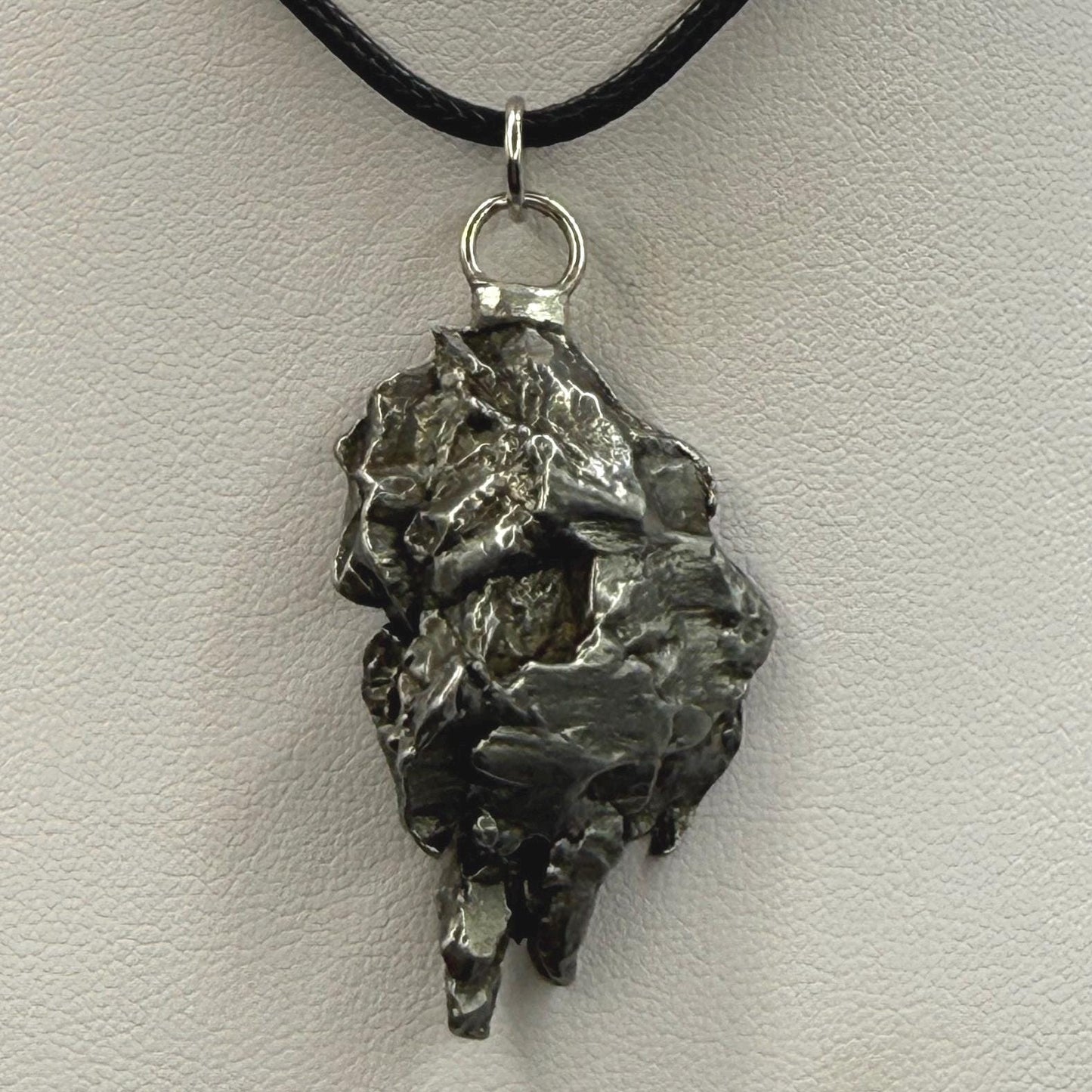 Beautiful Meteorite Campo del Cielo Pendant, 19.93 Grams, Astronomy Gift, Authentic Meteorite, Meteorite Jewelry, Meteorite Pendant, COA