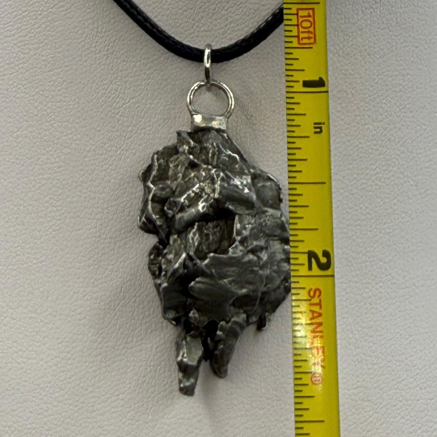 Beautiful Meteorite Campo del Cielo Pendant, 19.93 Grams, Astronomy Gift, Authentic Meteorite, Meteorite Jewelry, Meteorite Pendant, COA