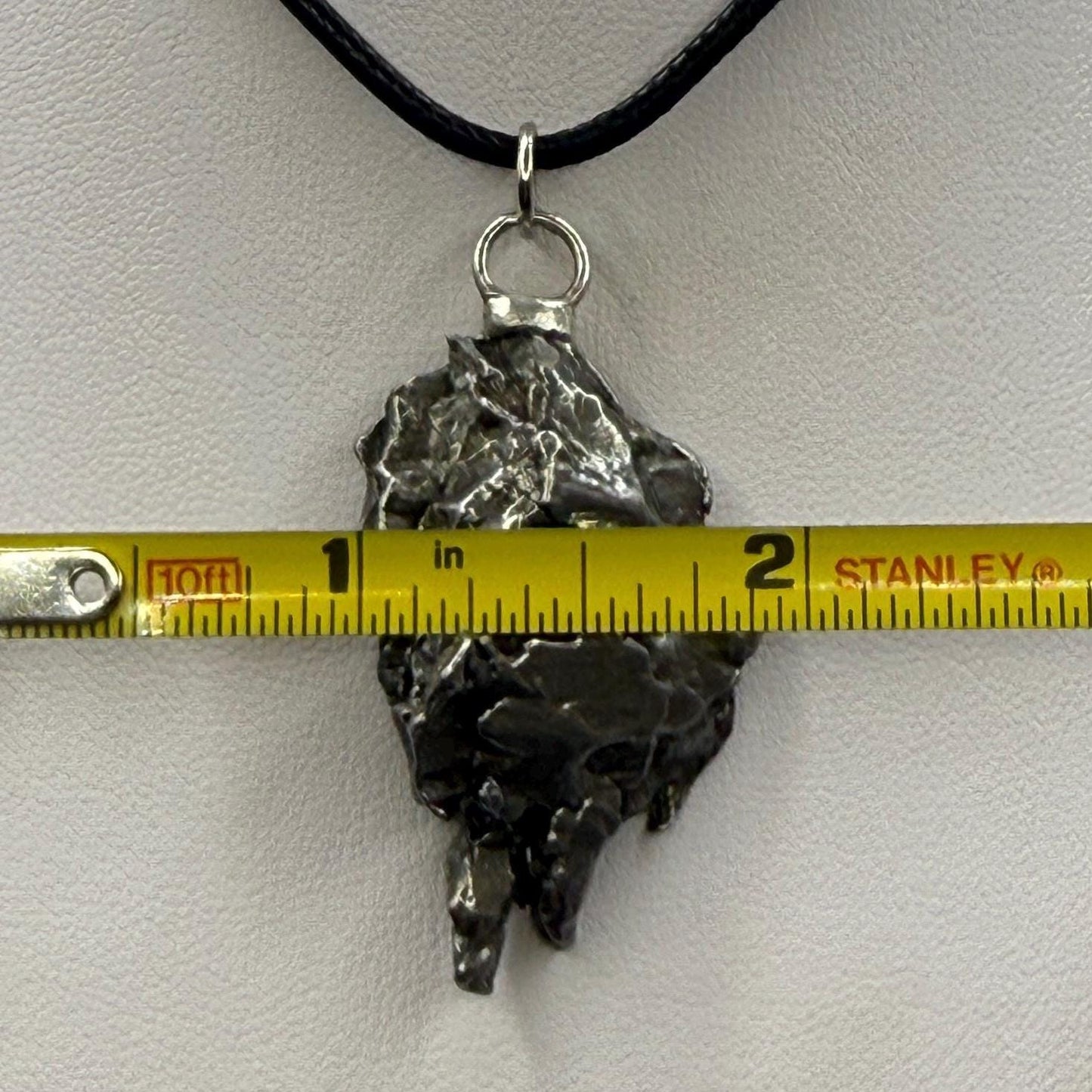 Beautiful Meteorite Campo del Cielo Pendant, 19.93 Grams, Astronomy Gift, Authentic Meteorite, Meteorite Jewelry, Meteorite Pendant, COA