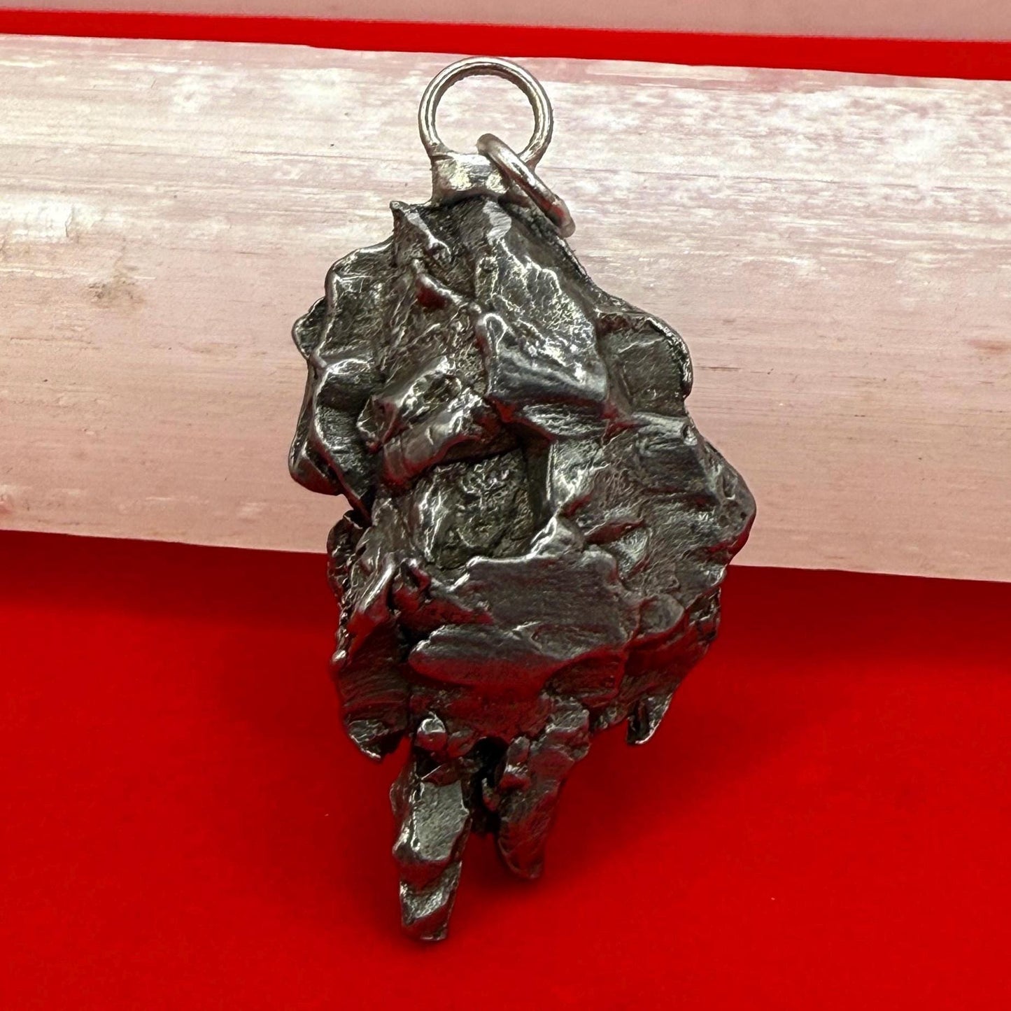 Beautiful Meteorite Campo del Cielo Pendant, 19.93 Grams, Astronomy Gift, Authentic Meteorite, Meteorite Jewelry, Meteorite Pendant, COA