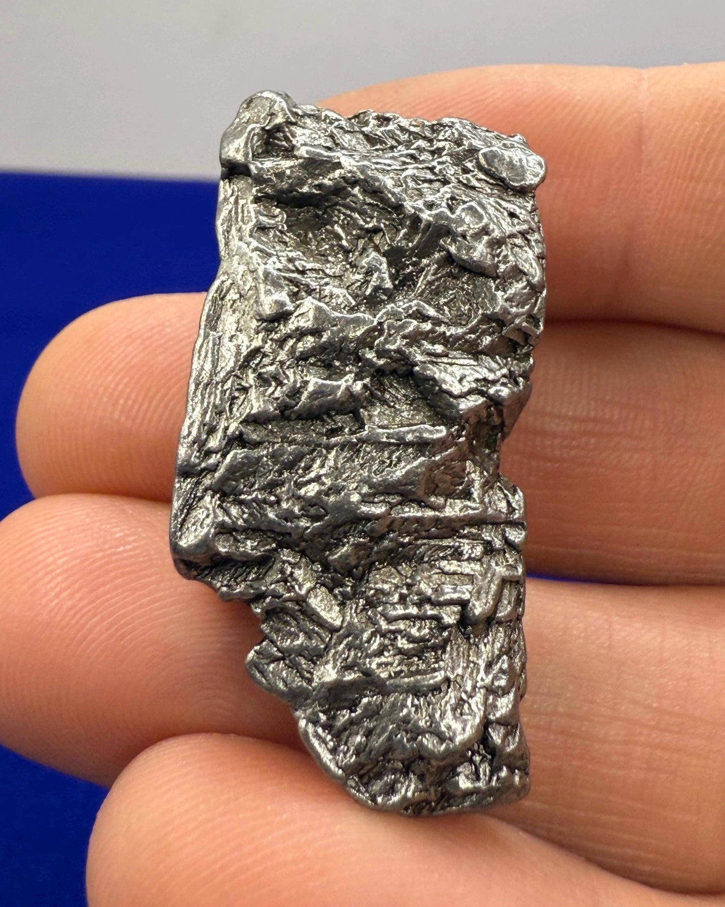 Beautiful Aletai Meteorite Specimen, 38.07 grams, COA, Meteorite Collection, Astronomy Gift, Authentic Iron Meteorite, Space Gift, Space