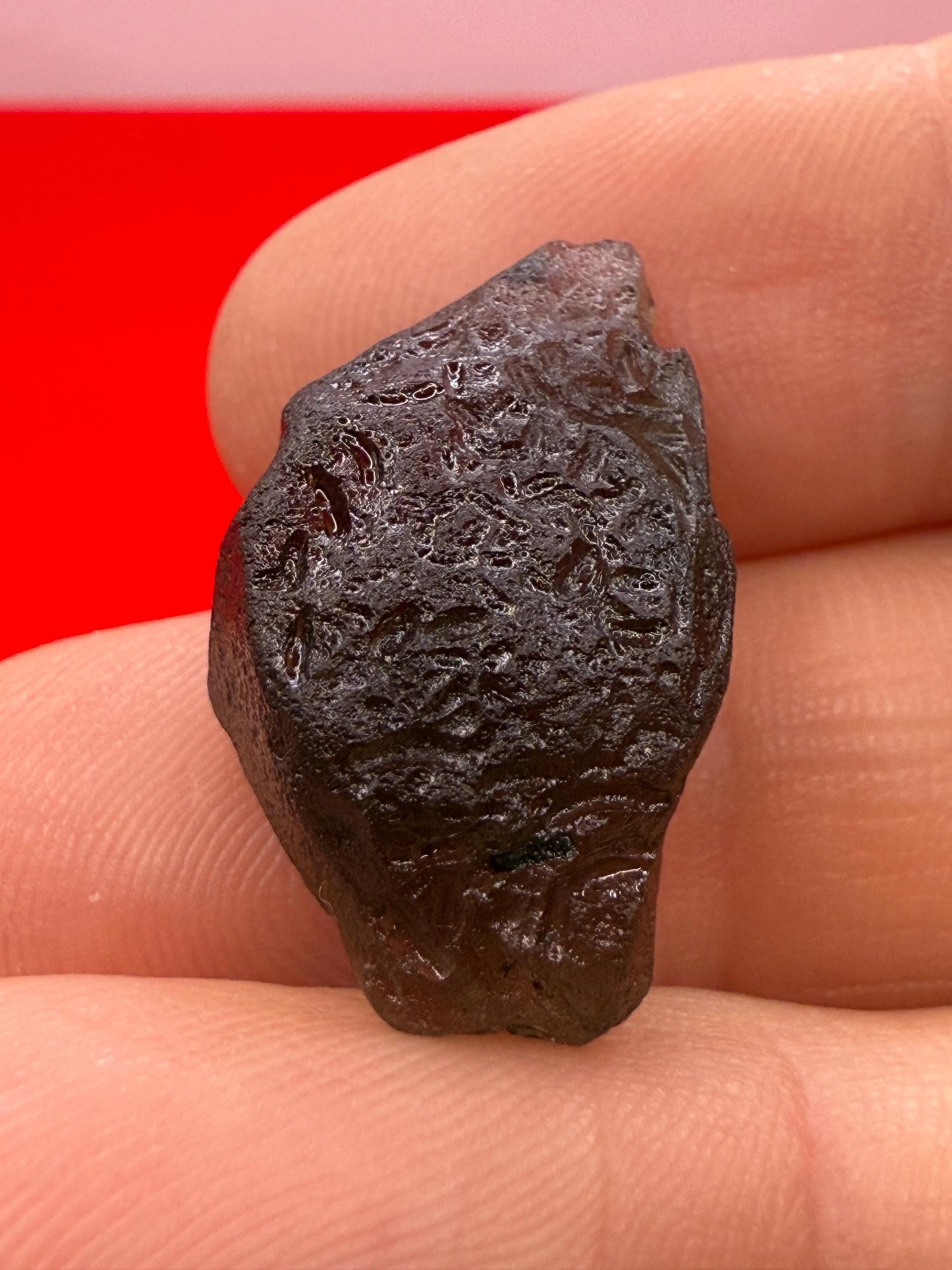 Colombianite Specimen, Beautiful and Translucent, Shamanic, Tektite, Pseudotektite, Obsidian, Healing Energy, Metaphysical, 3.92 grams
