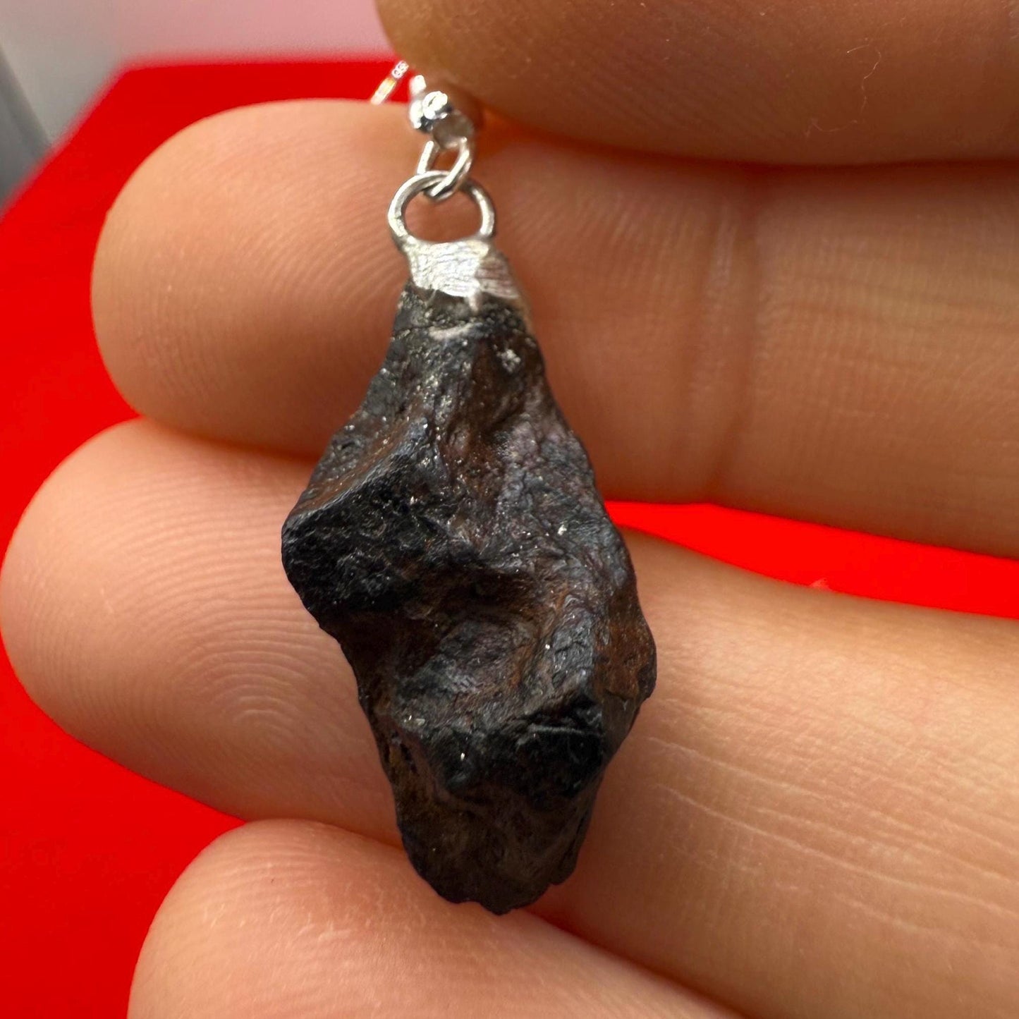 Canyon Diablo Meteorite Earings, Meteorite Earings, Fishhook Earrings, Space Jewelry, Dangle Earrings, Handmade Earrings, 9.18 Grams