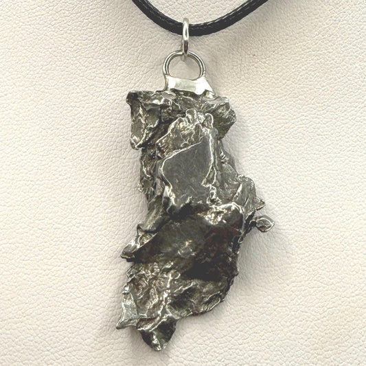 Beautiful Meteorite Campo del Cielo Pendant 13.52 Grams, Astronomy Gift, Authentic Meteorite, Meteorite Jewelry, Meteorite Pendant, COA