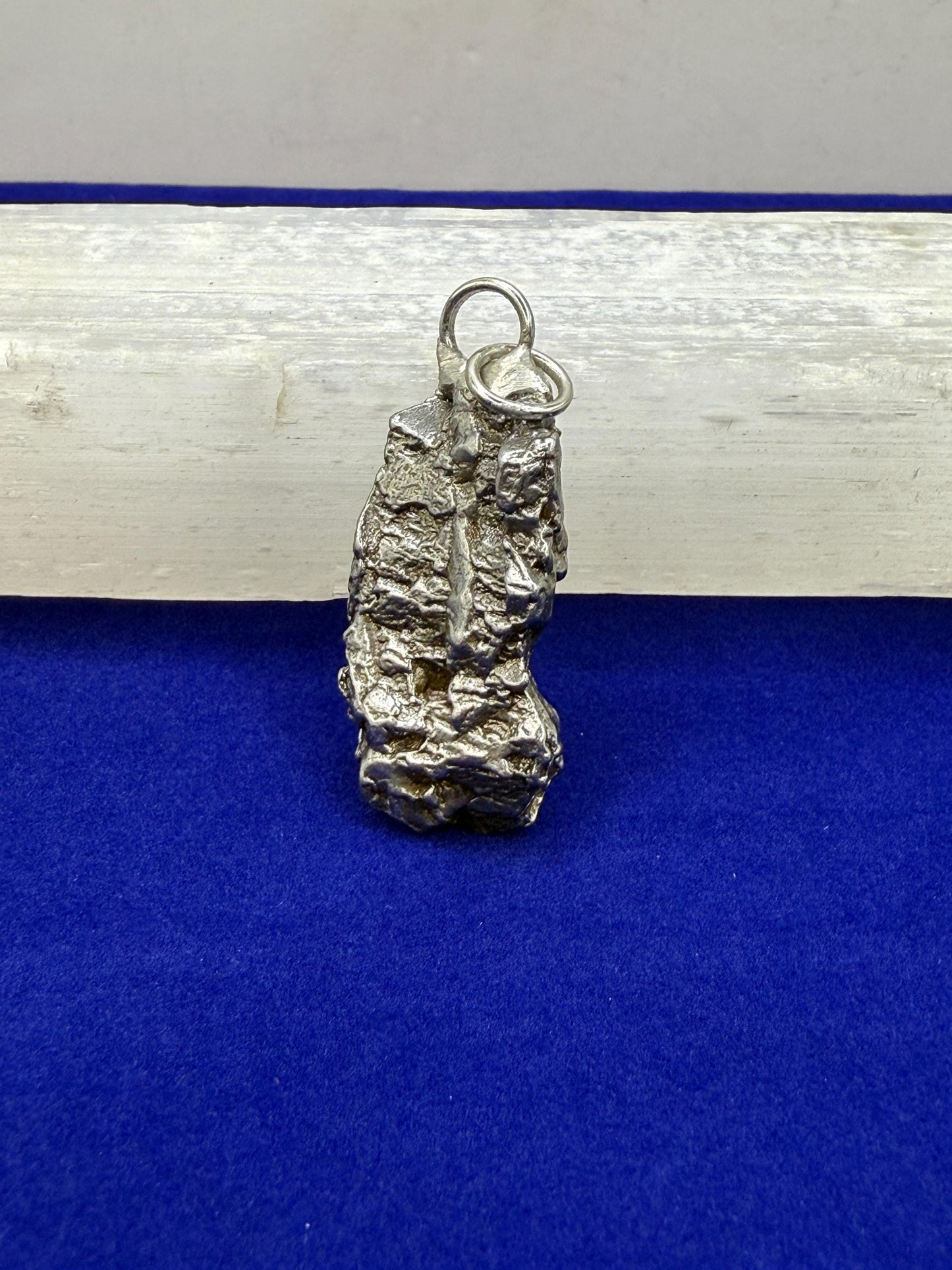 Beautiful Meteorite Campo del Cielo Pendant, 14.64 Grams, Astronomy Gift, Authentic Meteorite, Meteorite Jewelry, Meteorite Pendant, COA