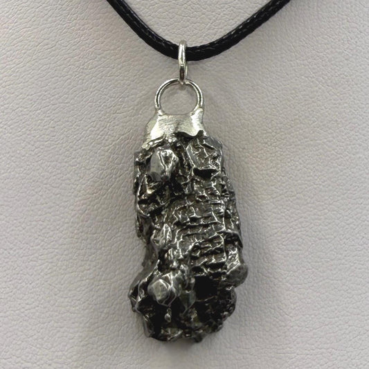 Beautiful Meteorite Campo del Cielo Pendant, 14.64 Grams, Astronomy Gift, Authentic Meteorite, Meteorite Jewelry, Meteorite Pendant, COA