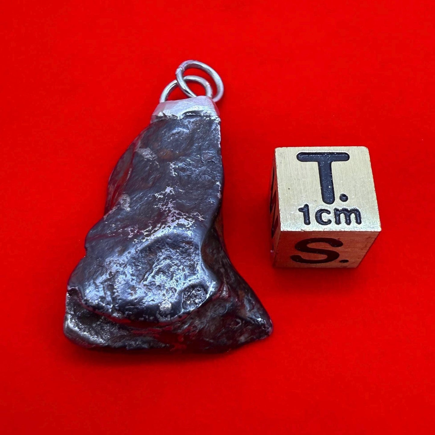 Agoudal Meteorite Pendant, Agoudal, Astronomy Gift, Space Gift, Iron Meteorite, Handmade Pendant, Authentic Iron Meteorite, 13.65 Grams