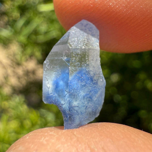 Rare Blue Dumortierite Crystal from Bahia, Brazil, Terminated– 1.19g/5.95ct, Gemstone for Collectors, Meditation, Reiki, Healing Decor