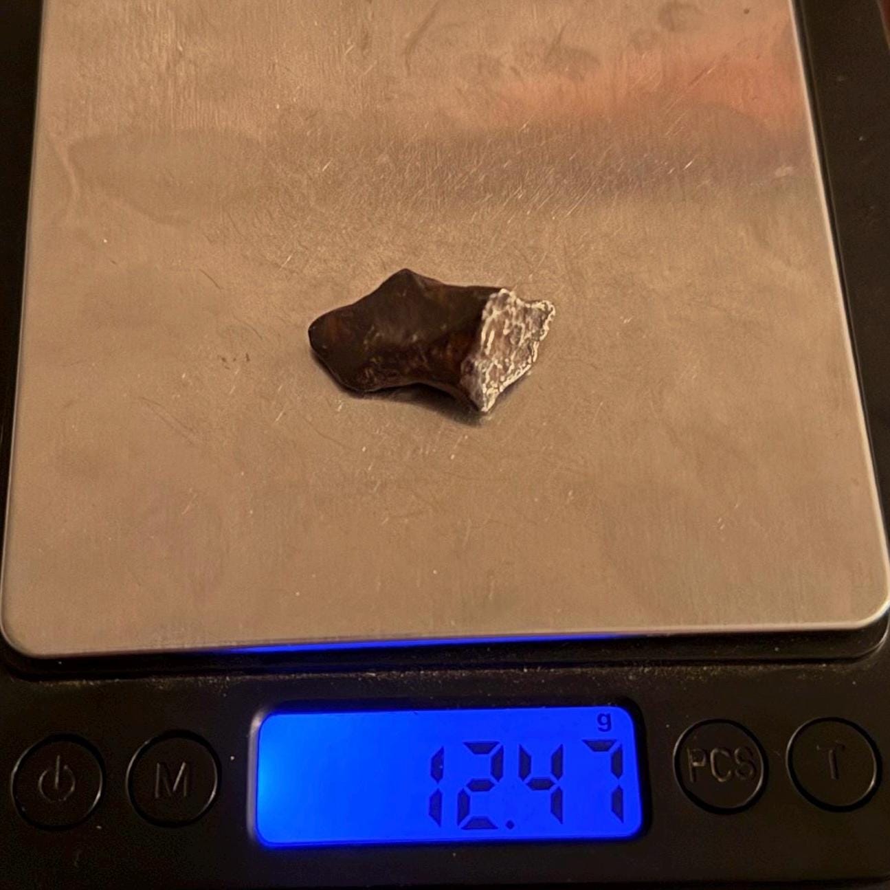 Agoudal Iron Meteorite, Space Gift, Authentic Meteorite, Astronomy Gift, Space Rock with Regmaglypts, Rare and Unique Collectible, 12.47g