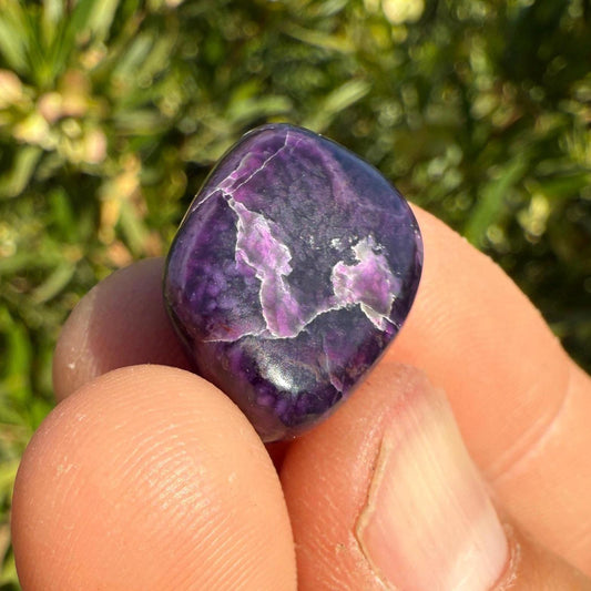 Sugalite Specimen, Polished Sugalite, Rare Sugalite, Inner Peace, South African, Reiki Energy Work, Authentic Sugalite, 5.47 grams