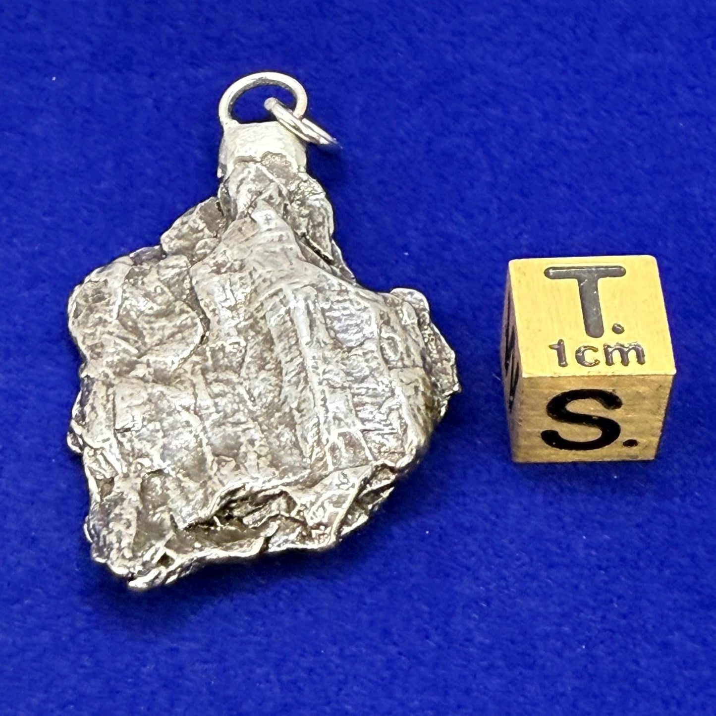 Campo del Cielo Meteorite Pendant: Iron Meteorite, Astronomy Jewelry, COA, 15.97 grams