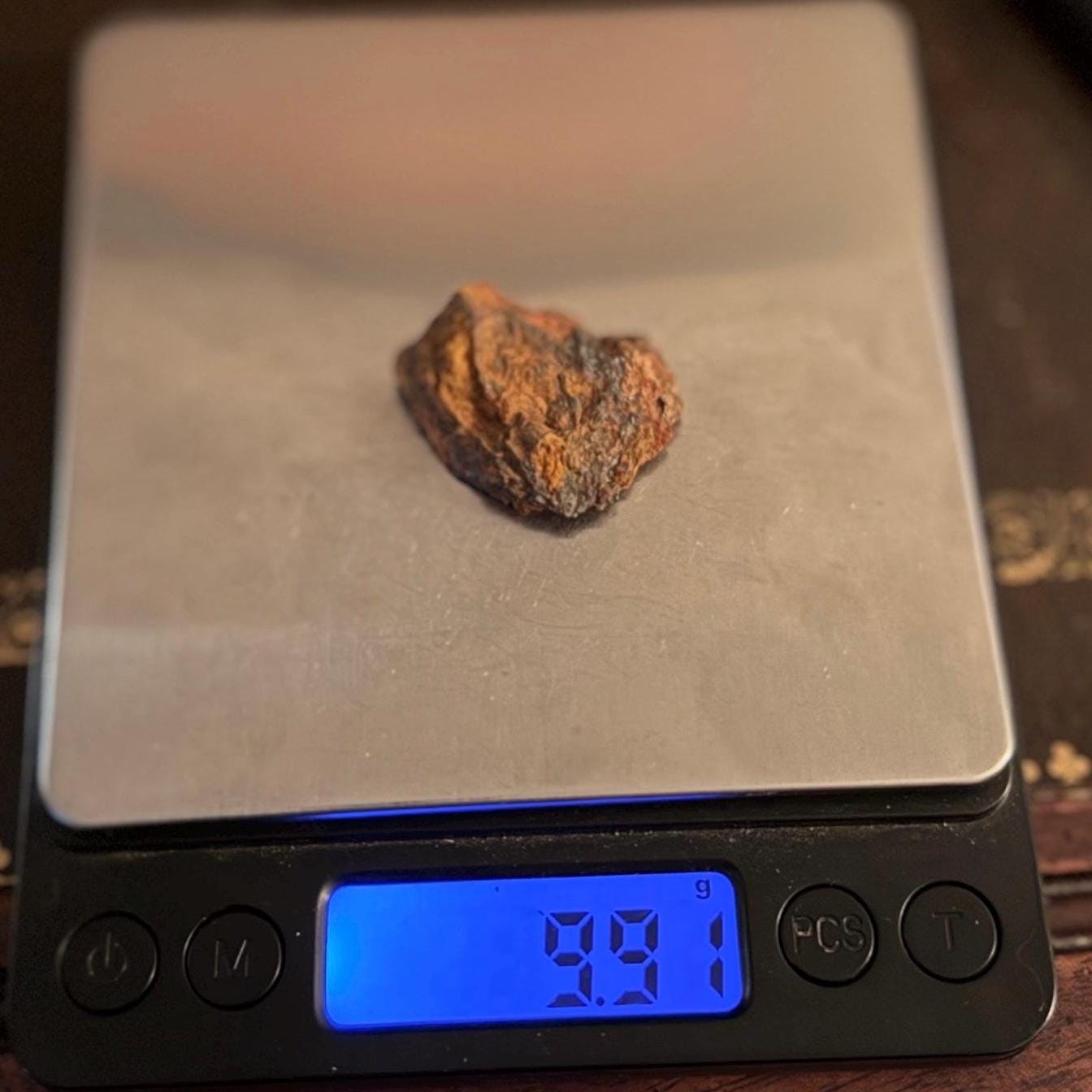 Wolf Creek Meteorite Specimen, Australia, 9.91 grams, Rare Meteorite, Iron Meteorite, Astronomy Gift, Space Gift, Australian Meteorite