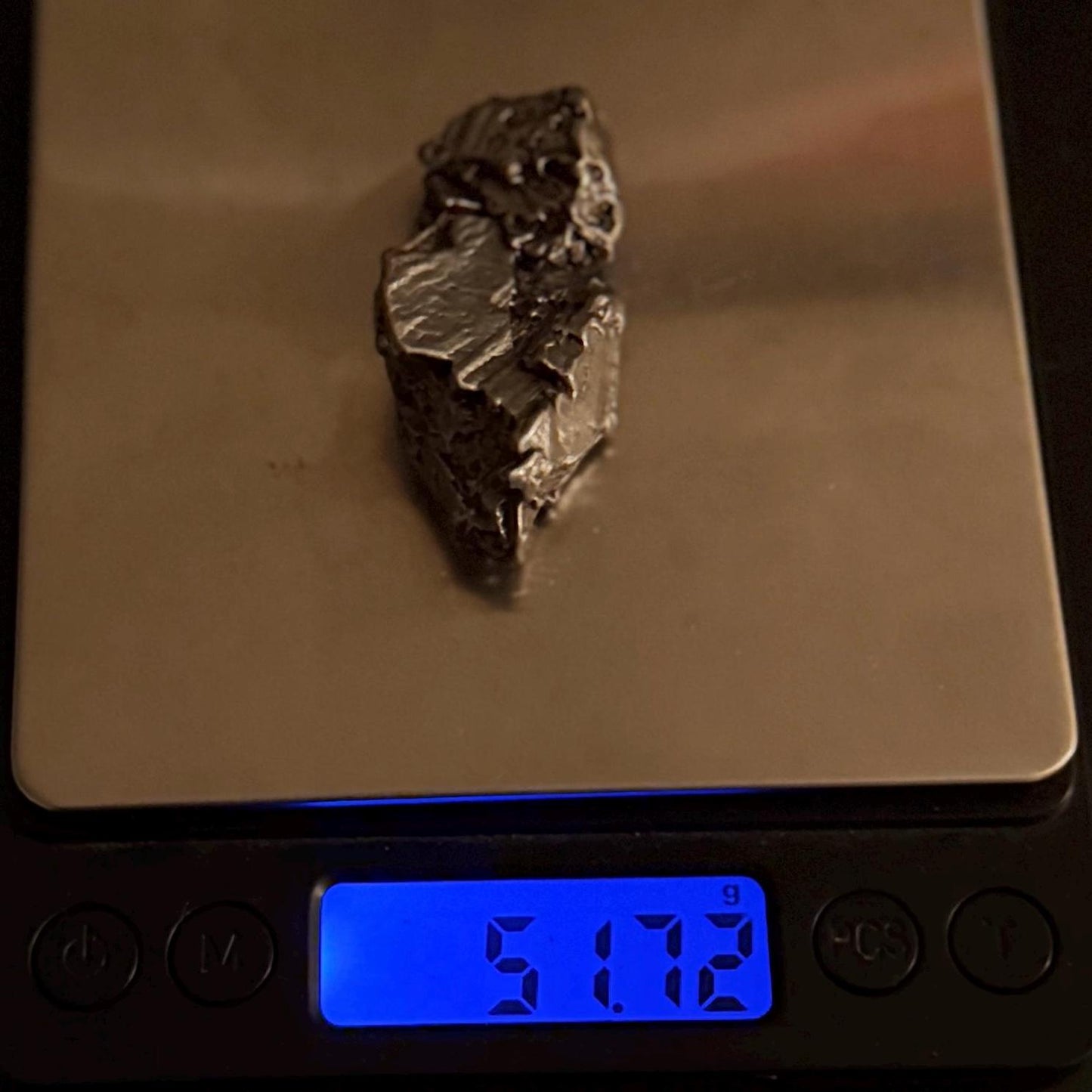 Beautiful Aletai Meteorite Specimen, 51.72 grams, COA, Meteorite Collection, Astronomy Gift, Authentic Iron Meteorite, Space Gift, Space