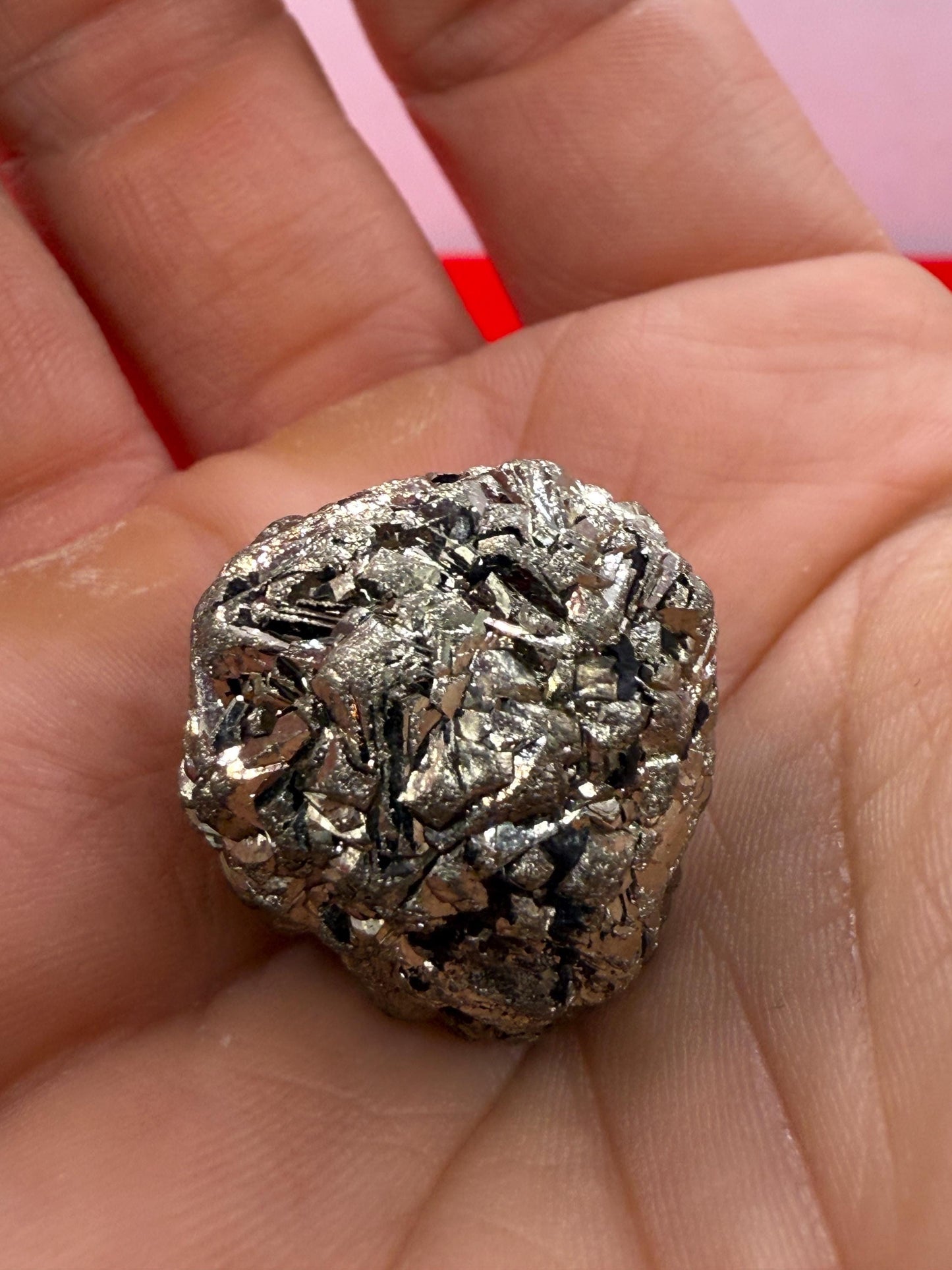 Golden Prophecy Stone, Rare and Unique, Marcasite Nodule, Crystal of Protection, Pyrite, Reiki, Rock Collection, Transformation, 24.15 grams