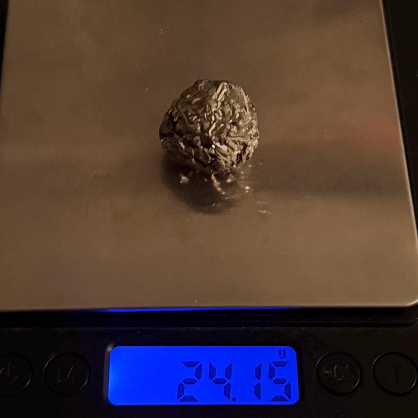 Golden Prophecy Stone, Rare and Unique, Marcasite Nodule, Crystal of Protection, Pyrite, Reiki, Rock Collection, Transformation, 24.15 grams