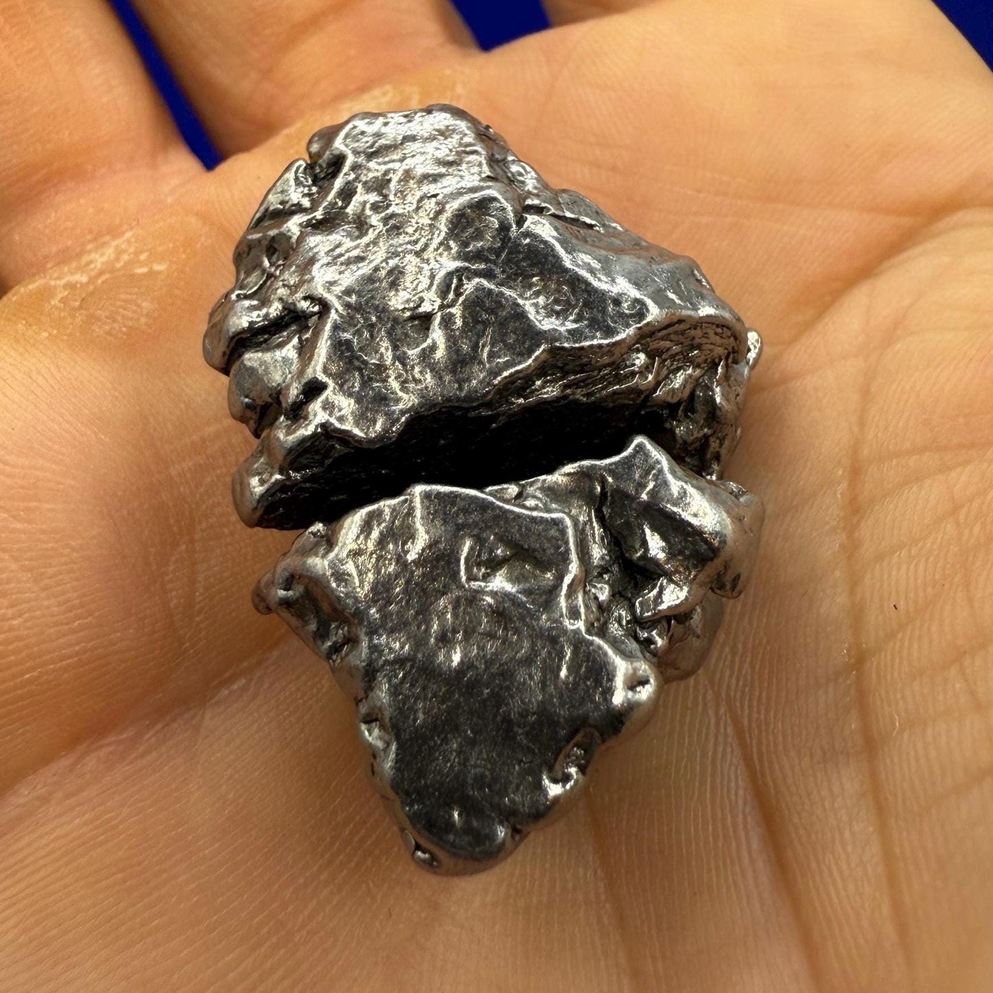 Beautiful Campo de Cielo Meteorite 37.25 grams, Authentic Meteorite, Iron Meteorite, Campo del Cielo, Space Gift, Space, COA, Astronomy Gift