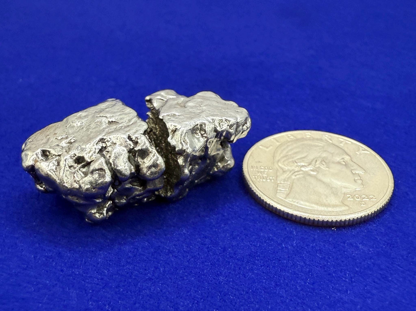 Beautiful Campo de Cielo Meteorite 37.25 grams, Authentic Meteorite, Iron Meteorite, Campo del Cielo, Space Gift, Space, COA, Astronomy Gift
