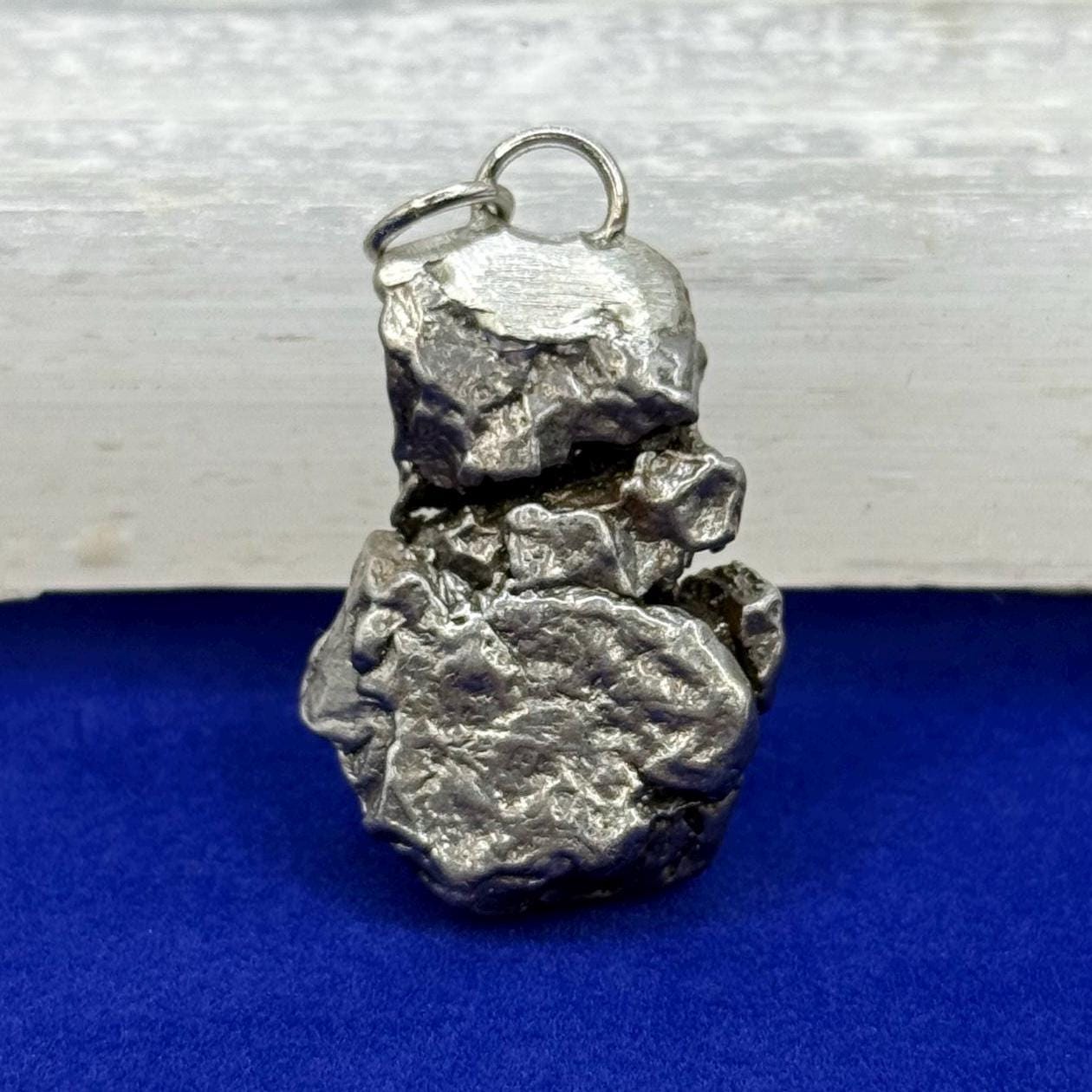 Campo del Cielo Meteorite Pendant, Astronomy Gift, Meteorite Jewelry, Iron Meteorite, Meteorite Pendant, COA, Astronomy Gift, 20.60 Grams