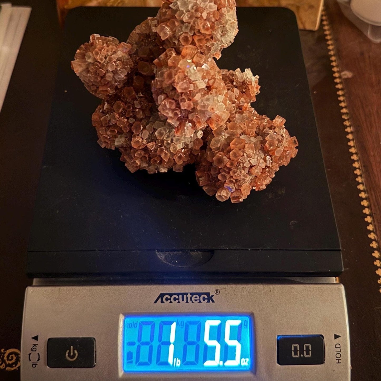 Beautiful Top Grade Aragonite Crystal, Aragonite, Aragonite Star Cluster, Confidence, Emotional Healing, Crystal, 1 lb 5.5 ounces