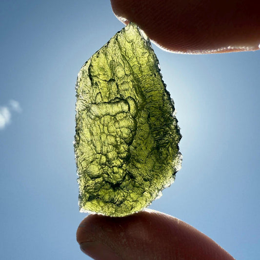 Moldavite Tektite Specimen, High Quality, Transformation, Manifestation, Reiki, Authentic Moldavite Specimen, 8.88 grams|44.4 carats