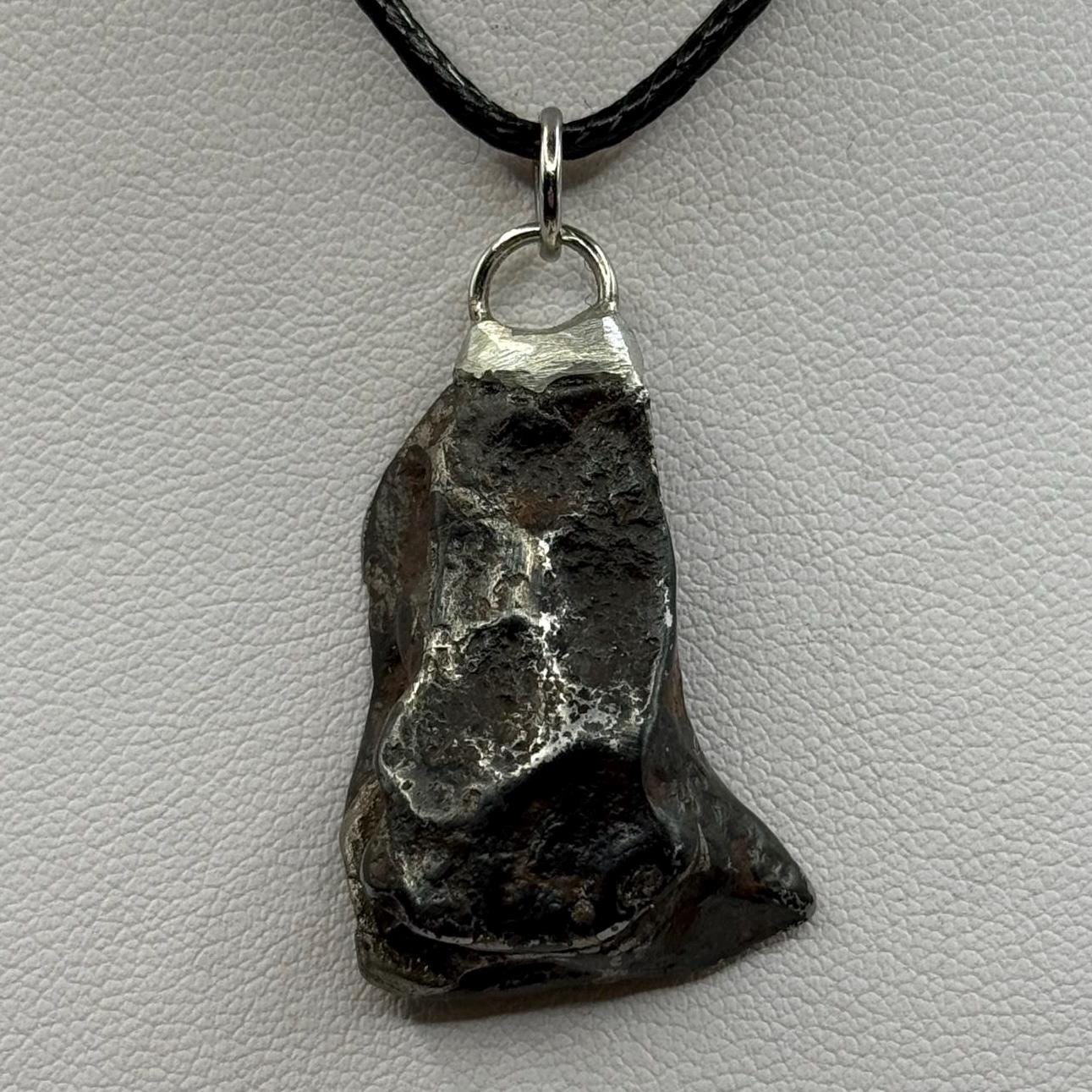 Agoudal Meteorite Pendant, Agoudal, Astronomy Gift, Space Gift, Iron Meteorite, Handmade Pendant, Authentic Iron Meteorite, 13.65 Grams