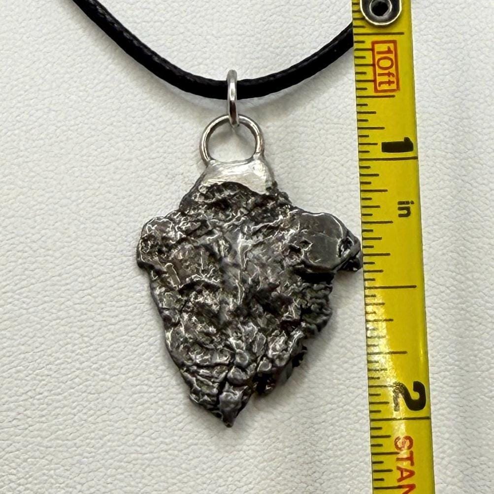 Beautiful Aletai Meteorite Pendant, 5.95 grams, Astronomy Gift, Authentic Meteorite, Meteorite Jewelry, Meteorite Pendant, COA, Space Gift
