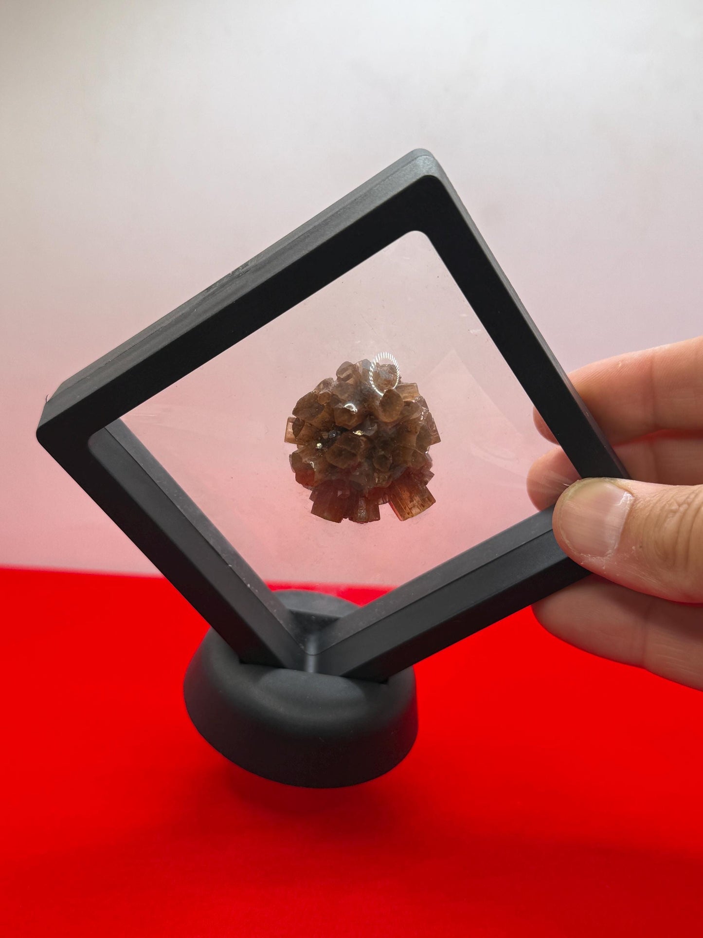Raw Aragonite Crystal Cluster from Morocco, Natural Red Brown Aragonite, Root Chakra, Earthy Healing Stone, 35.23 Grams, Mineral Specimen