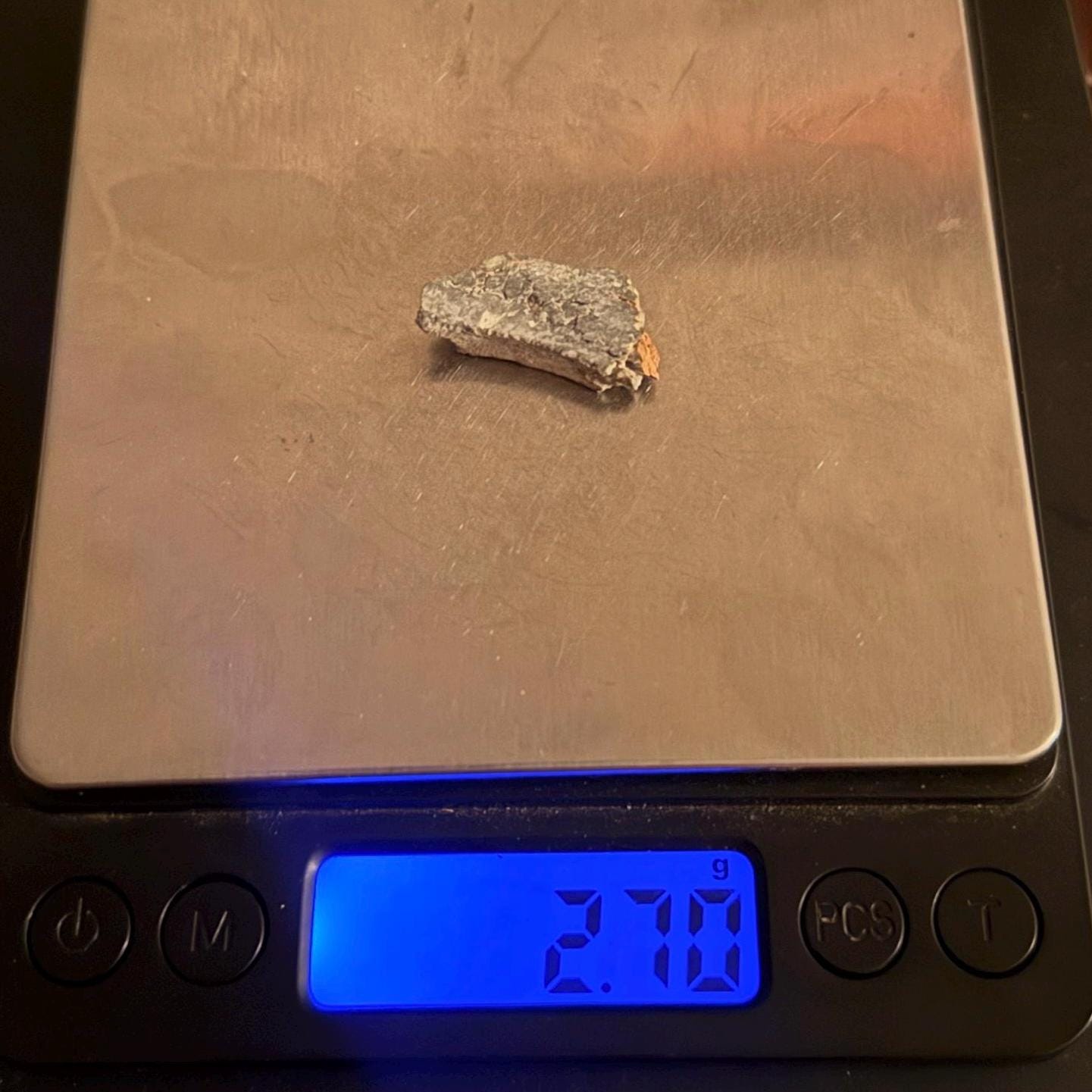 Gadamis 003 Moon/Lunar Meteorite Slice, Authentic Lunar Meteorite,Apollo Lunar, Moon Meteorite, Meteorite Collection, Moon Slice, 2.70 grams