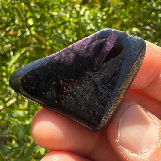 Sugalite Specimen, Polished Sugalite, Rare Sugalite, Inner Peace, South African, Reiki Energy Work, Authentic Sugalite, 18.34 grams