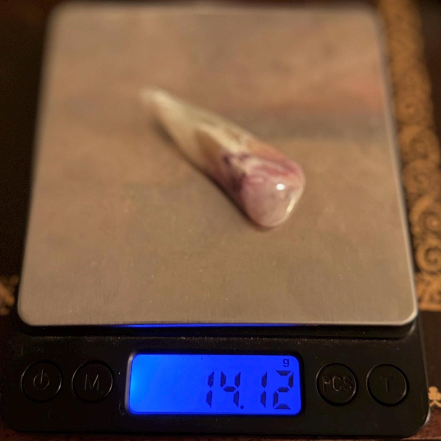 Sugalite Specimen, Polished Sugalite, Rare Sugalite, Inner Peace, South African, Reiki Energy Work, Authentic Sugalite, 14.12 grams