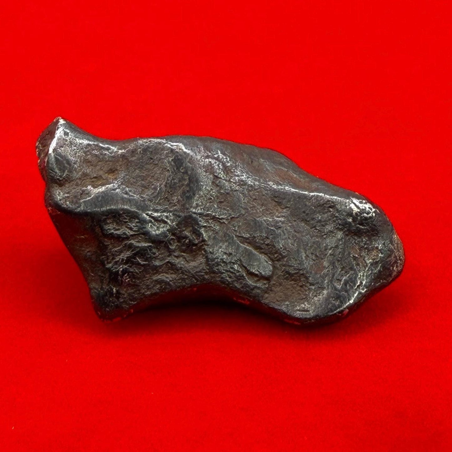 Agoudal Iron Meteorite, Space Gift, Authentic Meteorite, Astronomy Gift, Space Rock with Regmaglypts, Rare and Unique Collectible, 12.47g