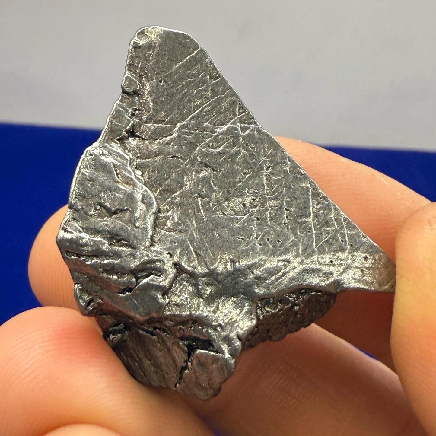Beautiful Aletai Meteorite Specimen, 36.93 grams, COA, Meteorite Collection, Astronomy Gift, Authentic Iron Meteorite, Space Gift, Space