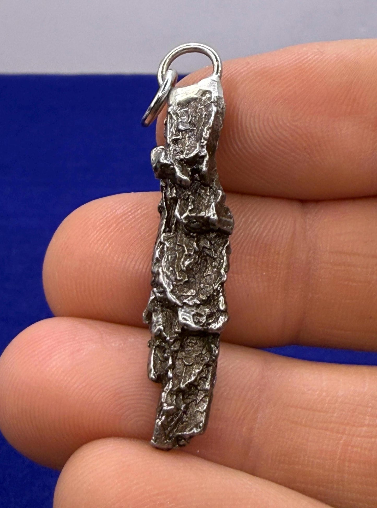 Beautiful Aletai Meteorite Pendant, 6.28 grams, Astronomy Gift, Authentic Meteorite, Meteorite Jewelry, Meteorite Pendant, COA, Space Gift