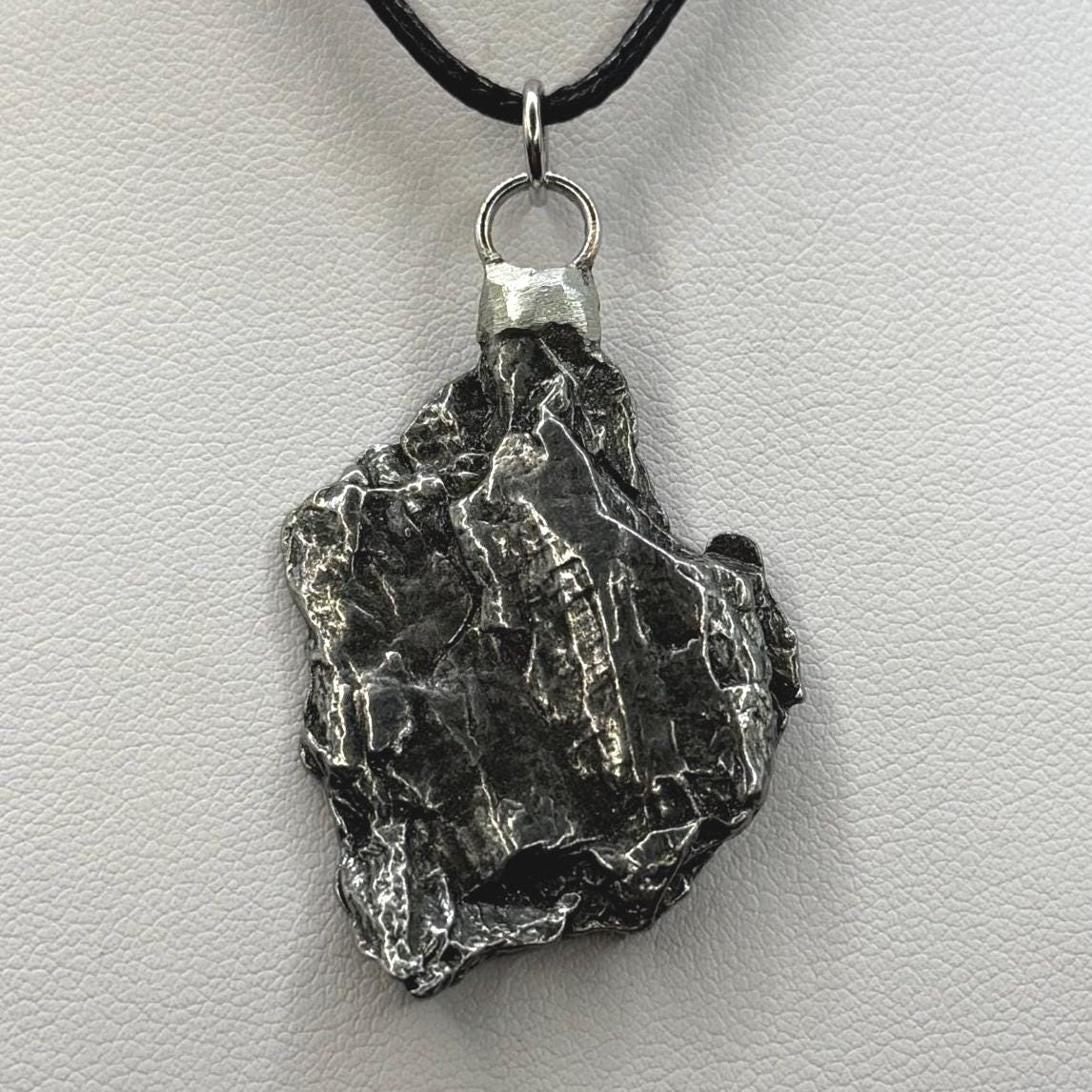 Campo del Cielo Meteorite Pendant: Iron Meteorite, Astronomy Jewelry, COA, 15.97 grams