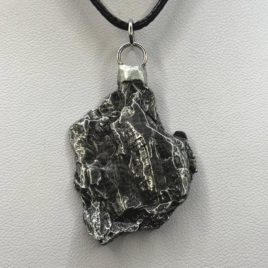 Campo del Cielo Meteorite Pendant: Iron Meteorite, Astronomy Jewelry, COA, 15.97 grams