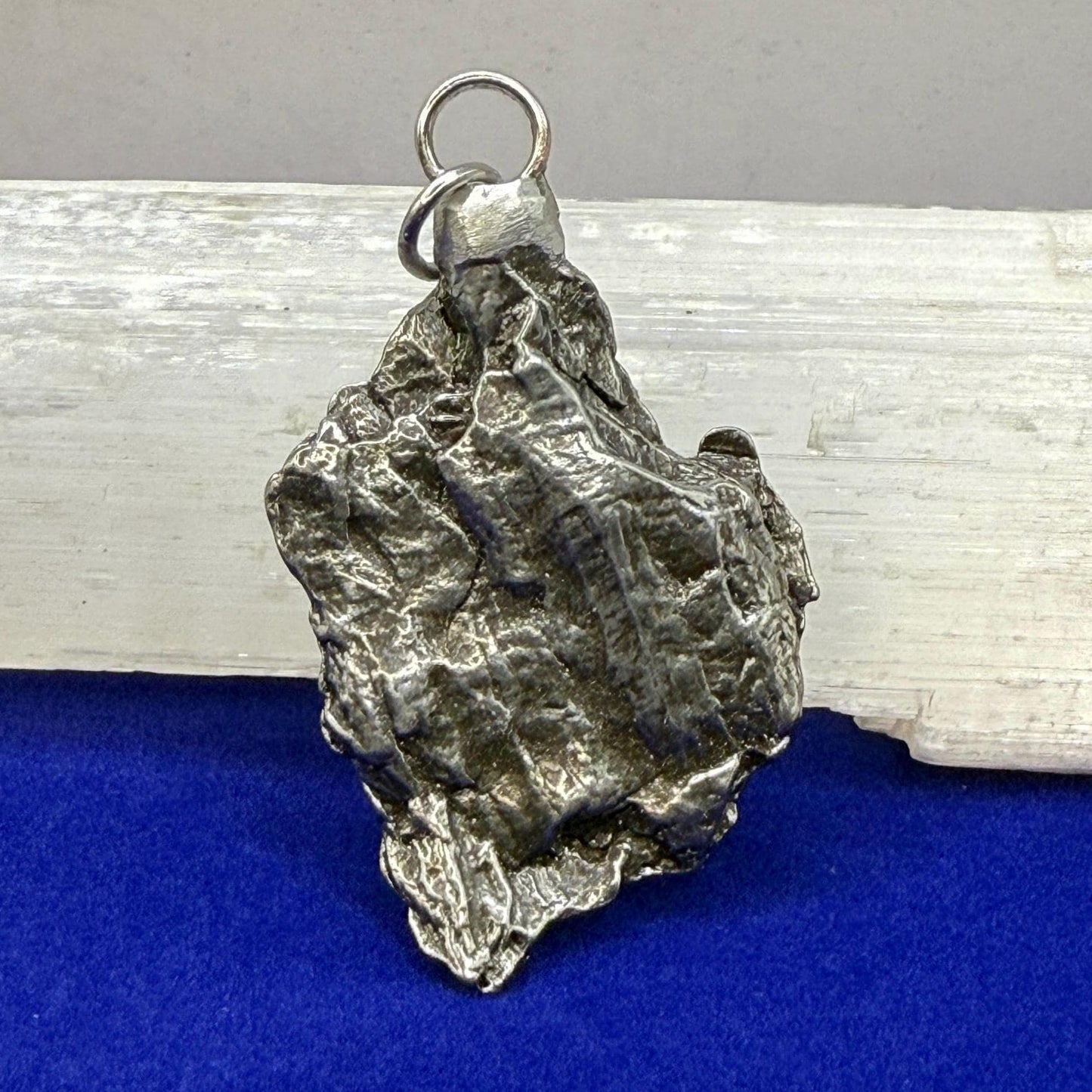 Campo del Cielo Meteorite Pendant: Iron Meteorite, Astronomy Jewelry, COA, 15.97 grams