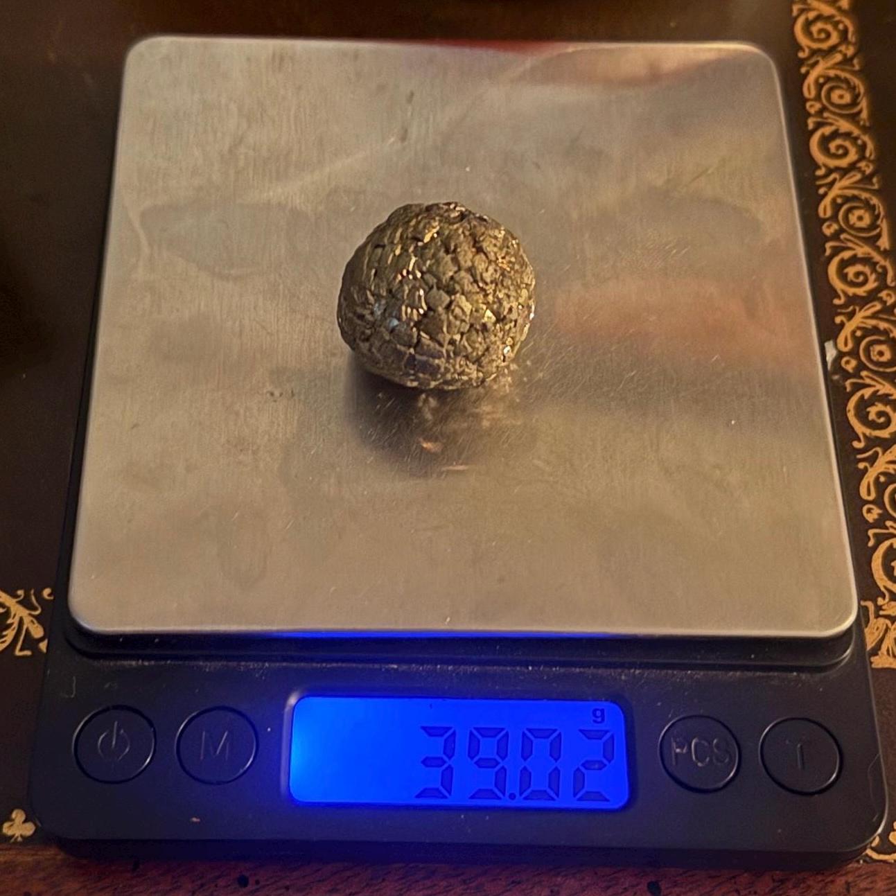 Golden Prophecy Stone, Rare and Unique, Marcasite Nodule, Crystal of Protection, Pyrite, Reiki, Rock Collection, Transformation, 39.02 grams