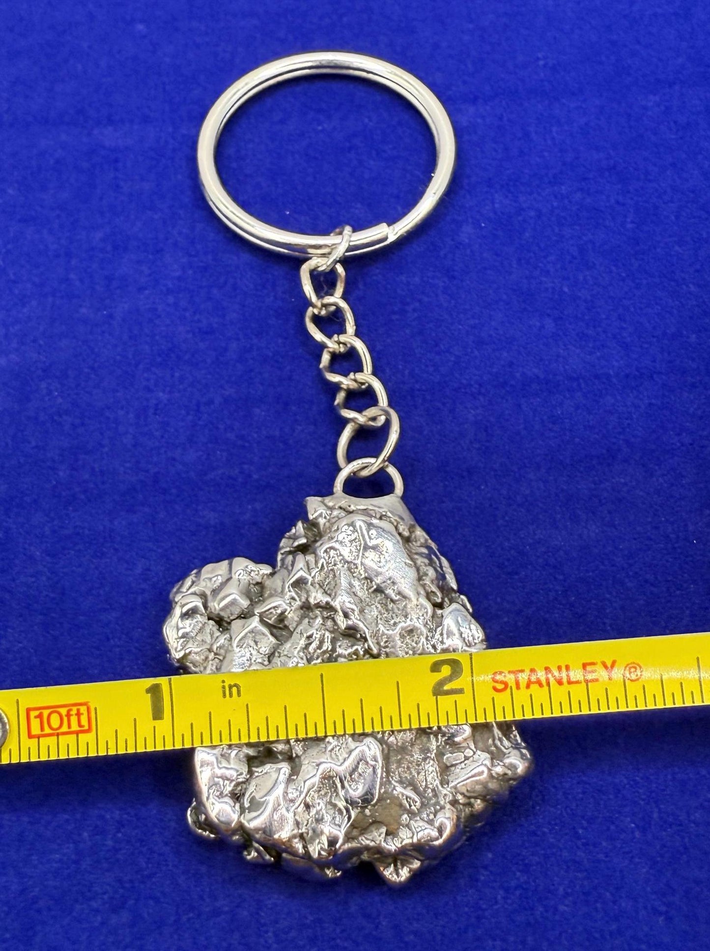 Meteorite Keychain, Campo del Cielo Meteorite, Cosmic Keychain, Authentic Meteorite, Space Accessories, Astronomy Gift, Space Gift, 44.97g