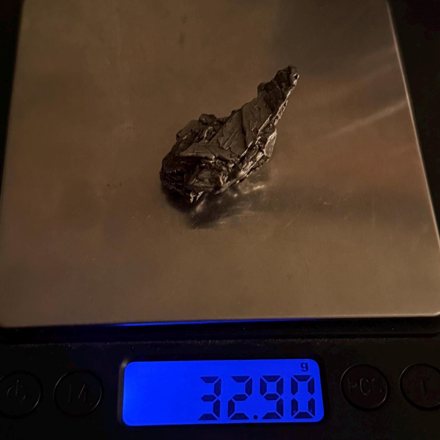 Beautiful Aletai Meteorite Specimen, 32.90 grams, COA, Meteorite Collection, Astronomy Gift, Authentic Iron Meteorite, Space Gift, Space