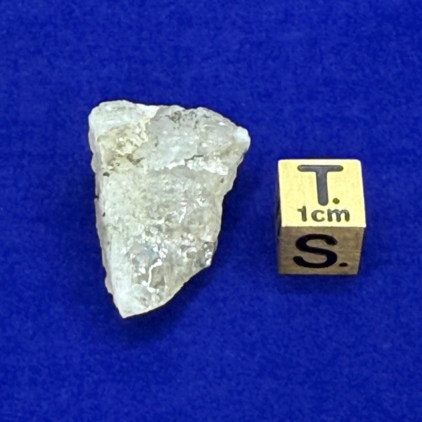 Brazilian Phenacite Crystal: Rare Rainbow Gemstone, 7.74g/38.7ct