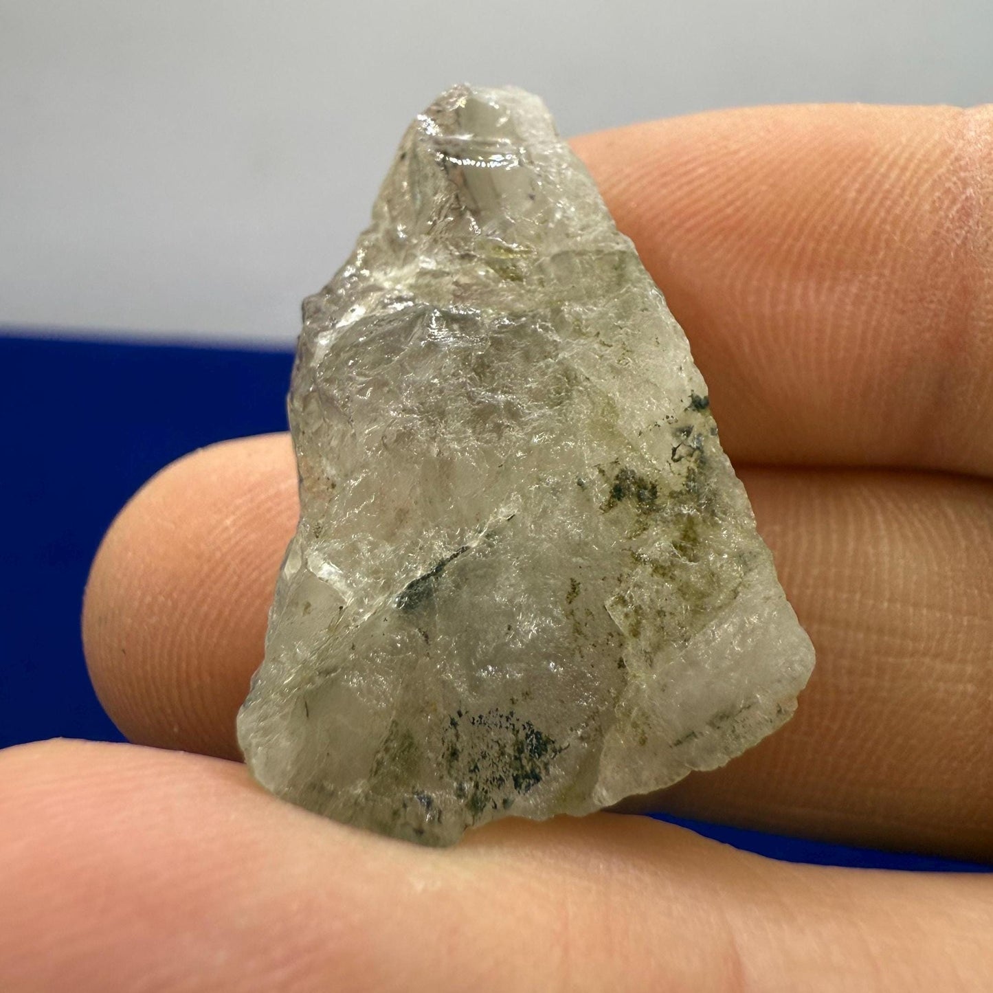 Brazilian Phenacite Crystal: Rare Rainbow Gemstone, 7.74g/38.7ct